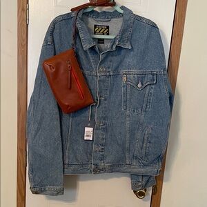 Big Rock Canyon XL Heavy Denim Jacket EUC & Universal Thread Crossbody New